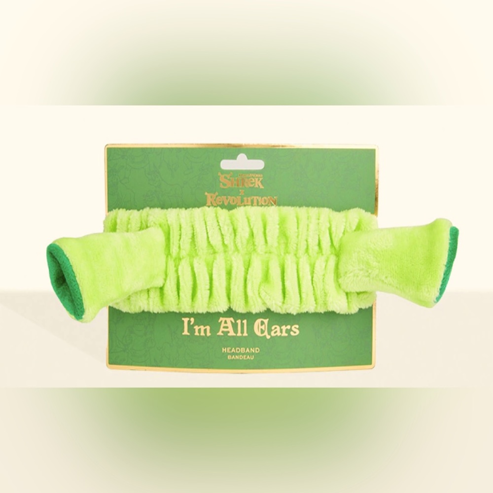 Shrek x I Heart Revolution Ogre Ear Makeup Headband RARE NEW